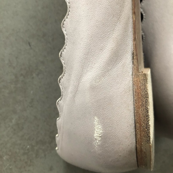 Chloe Lauren Scalloped Ballet Flats - Picture 3 of 4